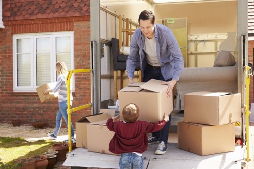 Professional removals service planning a move in Harlesden