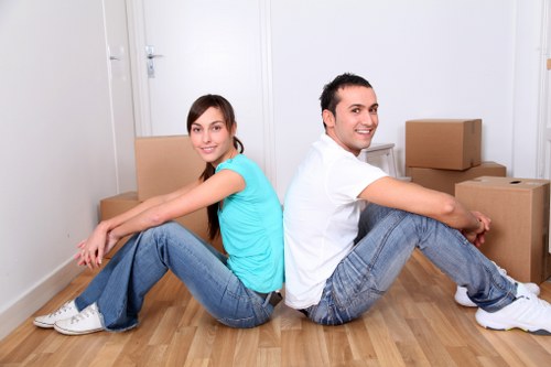 Packing materials and organized moving boxes in Harlesden