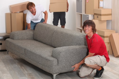 Loading furniture for a move in Harlesden