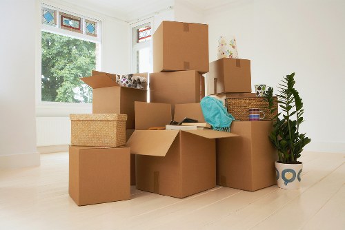 Cubic-yard storage estimate for boxed items in Harlesden