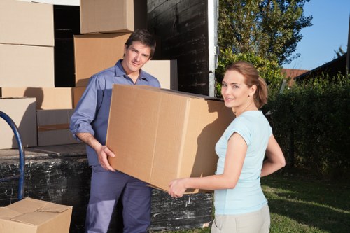Sustainable storage facility with reusable boxes and cardboard